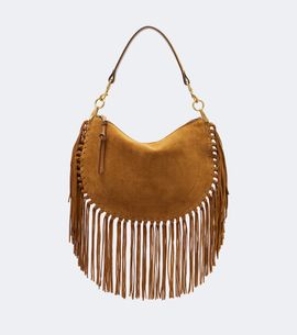 Isabel Marant Isabel Marant Oskan Small fringed suede shoulder bag