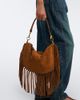Isabel Marant Isabel Marant Oskan Small fringed suede shoulder bag - 2