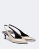 Isabel Marant Isabel Marant Padim metallic leather slingback pumps - 1