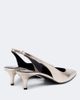 Isabel Marant Isabel Marant Padim metallic leather slingback pumps - 3
