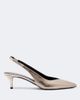 Isabel Marant Isabel Marant Padim metallic leather slingback pumps - 5