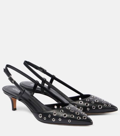 Isabel Marant Isabel Marant Pilia leather slingback pumps