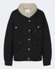 Isabel Marant Isabel Marant Pimia fleece-trimmed denim jacket - 1