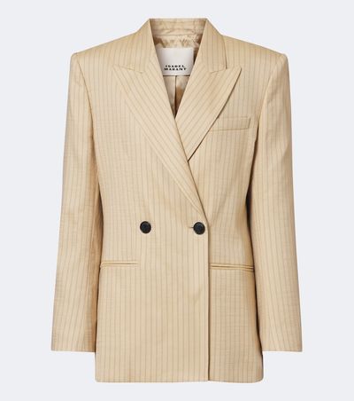 Isabel Marant Isabel Marant Ranya pinstripe wool-blend blazer