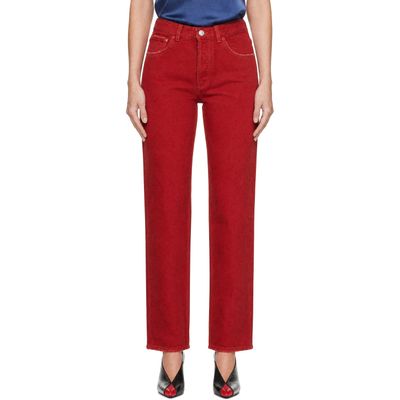 Isabel Marant Isabel Marant Red Daya Regular Jeans
