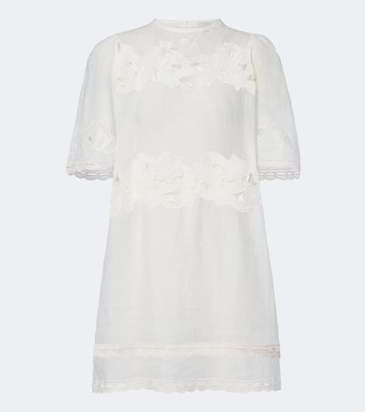 Isabel Marant Isabel Marant Reldine broderie anglaise ramie minidress