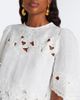 Isabel Marant Isabel Marant Reldine broderie anglaise ramie minidress - 3