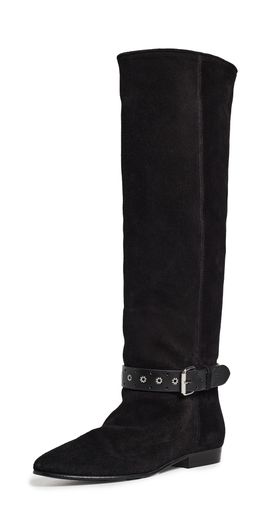 Isabel Marant Isabel Marant Rilton Suede Boots Black