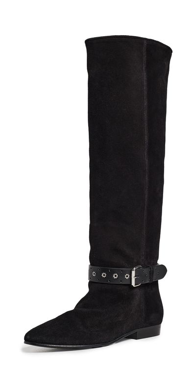 Isabel Marant Isabel Marant Rilton Suede Boots Black