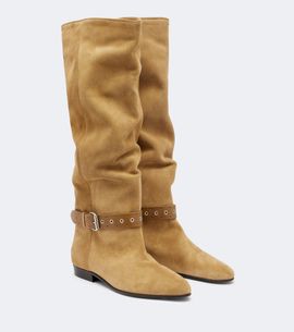 Isabel Marant Isabel Marant Rilton suede knee-high boots
