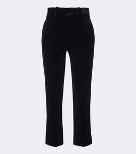 Isabel Marant Isabel Marant Roaya cotton velvet straight pants