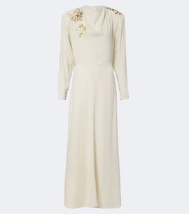 Isabel Marant Isabel Marant Samsha embellished crêpe maxi dress