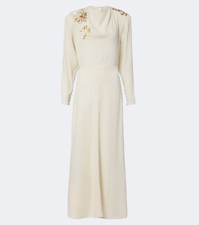Isabel Marant Isabel Marant Samsha embellished crêpe maxi dress