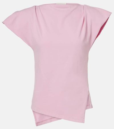 Isabel Marant Isabel Marant Sebani asymmetric cotton jersey top