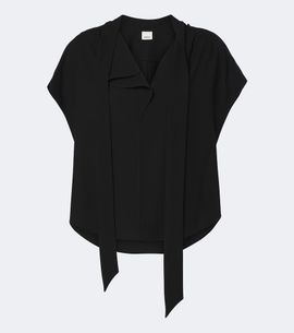 Isabel Marant Isabel Marant Selene tie-neck crêpe blouse