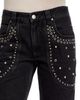 Isabel Marant Etoile Isabel Marant Silka Mid Rise Bootcut Jeans in Faded Black - 5