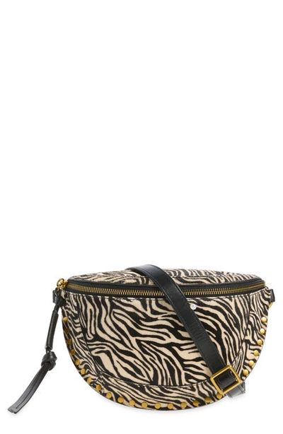 Isabel Marant Isabel Marant Skano Zebra Genuine Calf Hair Belt Bag