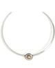 Isabel Marant Isabel Marant Stone Embellished Choker Necklace Natural/Silver One - 1