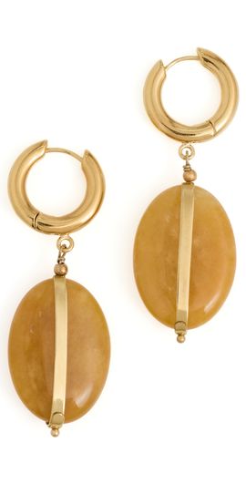 Isabel Marant Isabel Marant Stones Earrings Light Yellow One