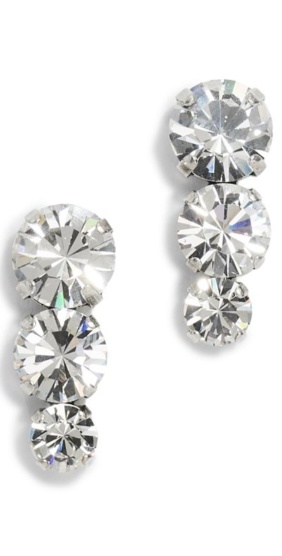 Isabel Marant Isabel Marant Stud Earrings Transparent/Silver One