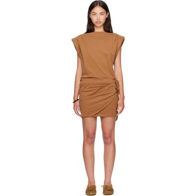 Isabel Marant Isabel Marant Tan Marielle Minidress