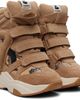 Isabel Marant Isabel Marant Taupe Python Balskee Sneakers - 4