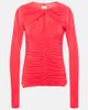 Isabel Marant Isabel Marant Vandalia gathered jersey top - 1