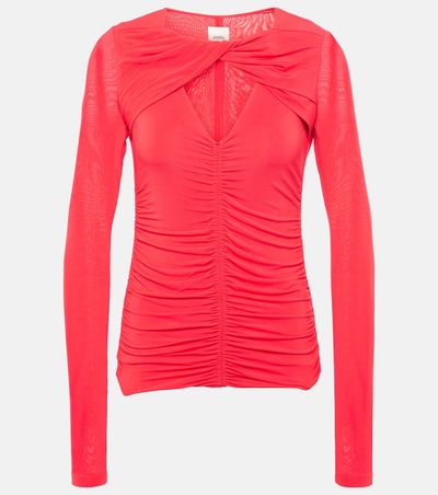Isabel Marant Isabel Marant Vandalia gathered jersey top
