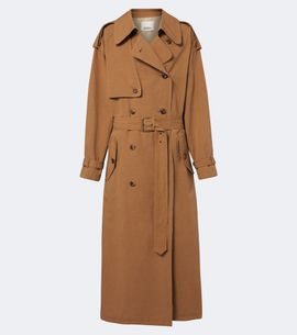 Isabel Marant Isabel Marant Violette cotton and linen trench coat