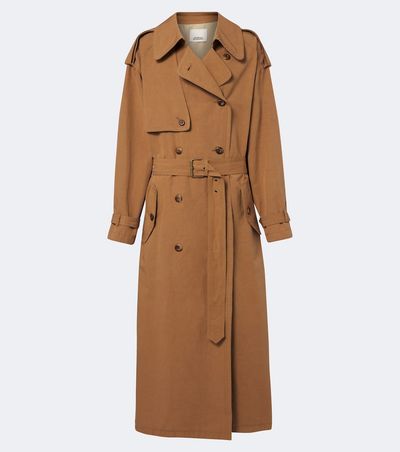 Isabel Marant Isabel Marant Violette cotton and linen trench coat