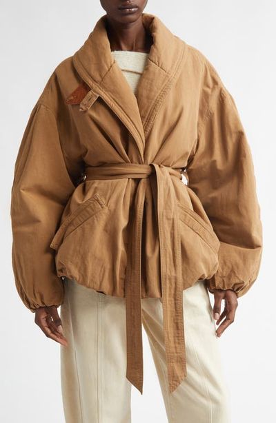 Isabel Marant Isabel Marant Volinda Shawl Collar Puffer Jacket