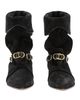 Isabel Marant Isabel Marant Womens' Edrik Embellished Suede Ankle Boots - 3