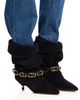 Isabel Marant Isabel Marant Womens' Edrik Embellished Suede Ankle Boots - 5