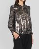 Isabel Marant Isabel Marant Women's Farali Metallic Silk Printed Blouse - 4
