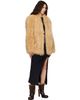 Isabel Marant Isabel Marant Yellow Mylae Faux-Fur Jacket - 4