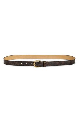 Isabel Marant Isabel Marant Zap Snakeskin Embossed Belt