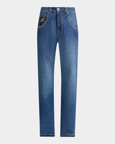 Isabel Marant Jeyda Straight-Leg Released-Hem Jeans