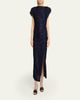 Isabel Marant Ladan Textured Jacquard Cap-Sleeve Midi Dress - 2