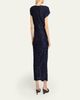 Isabel Marant Ladan Textured Jacquard Cap-Sleeve Midi Dress - 3