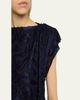 Isabel Marant Ladan Textured Jacquard Cap-Sleeve Midi Dress - 5
