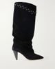 ISABEL MARANT Lezra embellished suede ankle boots - 1