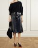 ISABEL MARANT Luza 100 paneled snake-effect leather pumps - 2