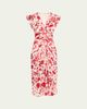 Isabel Marant Lyndsay Floral Burnout Flutter-Sleeve Midi Dress - 1