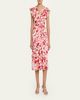 Isabel Marant Lyndsay Floral Burnout Flutter-Sleeve Midi Dress - 2
