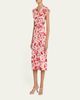 Isabel Marant Lyndsay Floral Burnout Flutter-Sleeve Midi Dress - 4