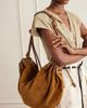 ISABEL MARANT Maia large leather-trimmed suede shoulder bag - 2
