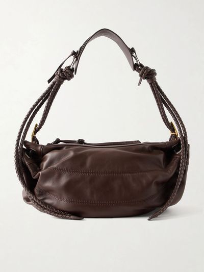 ISABEL MARANT Maia medium braided leather shoulder bag