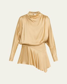 Isabel Marant Neline Asymmetric Mini Dress
