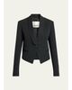 Isabel Marant Pialena Satin Trim SIngle-Breasted Tailored Jacket - 1