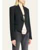 Isabel Marant Pialena Satin Trim SIngle-Breasted Tailored Jacket - 4